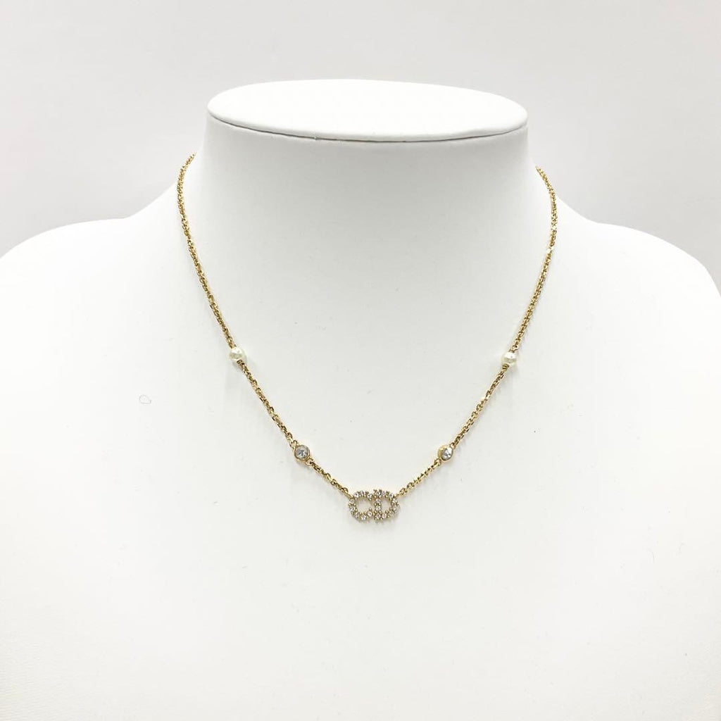 Dior Clairdlune CD Logo Necklace — view 6