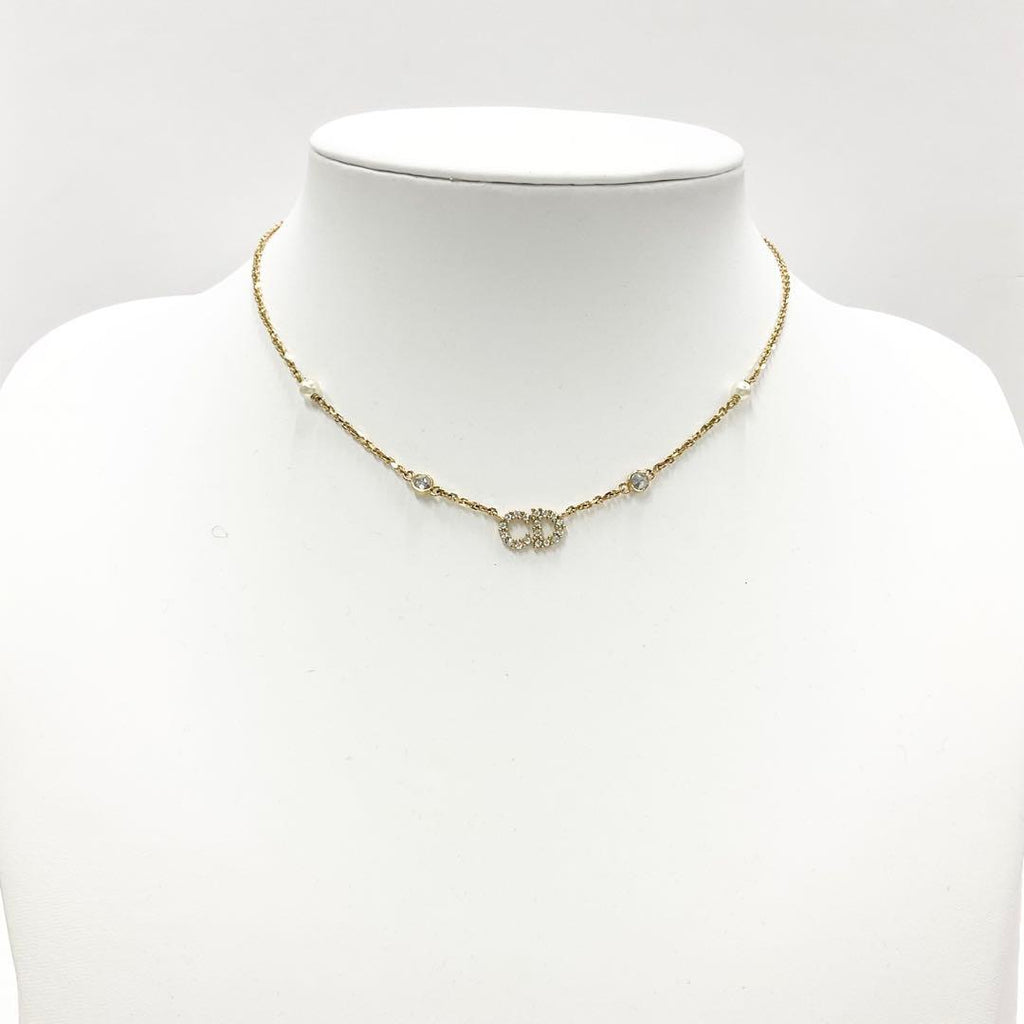 Dior Clairdlune CD Logo Necklace — view 7