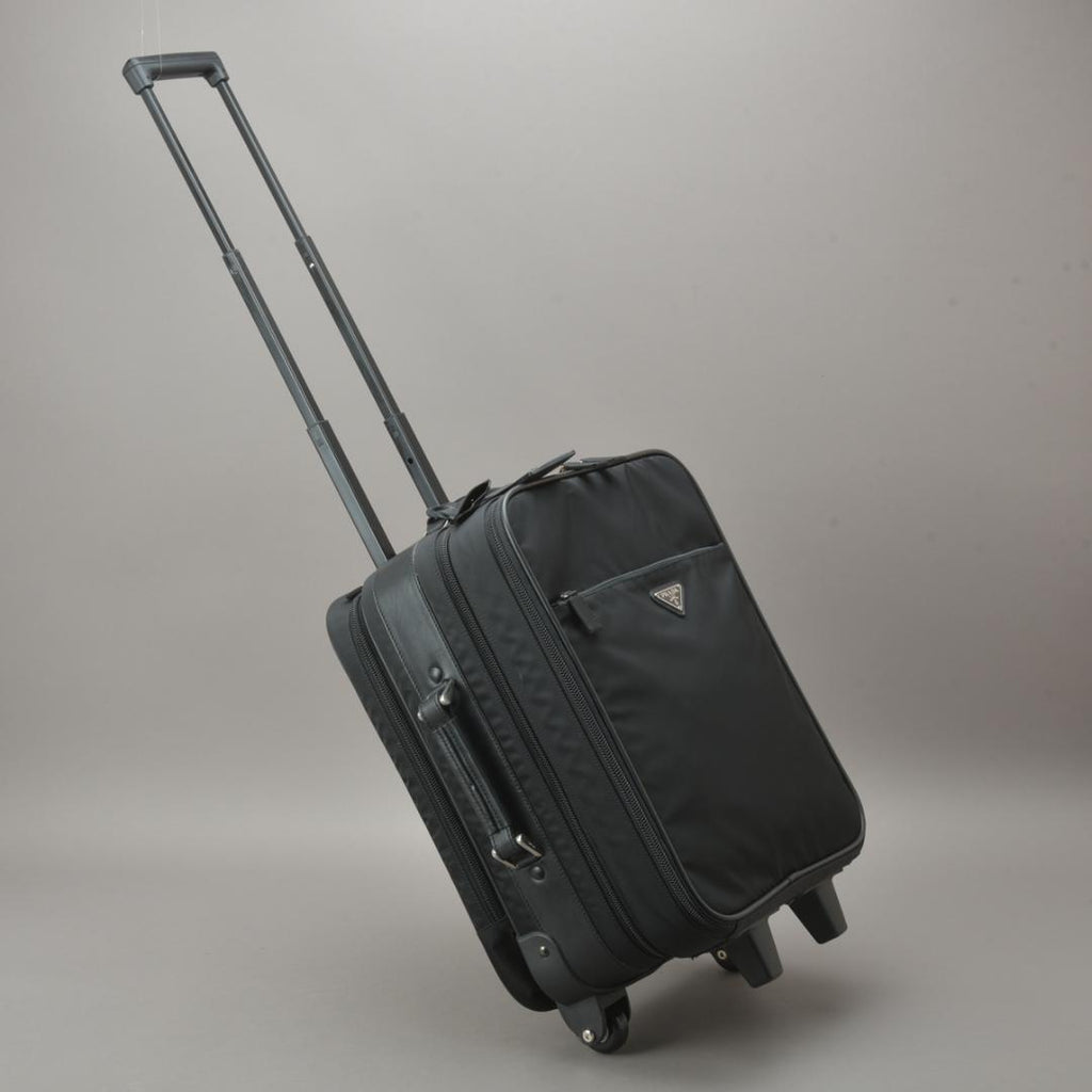 Prada Travel Bag 45 Nylon Black Carry on Allowed