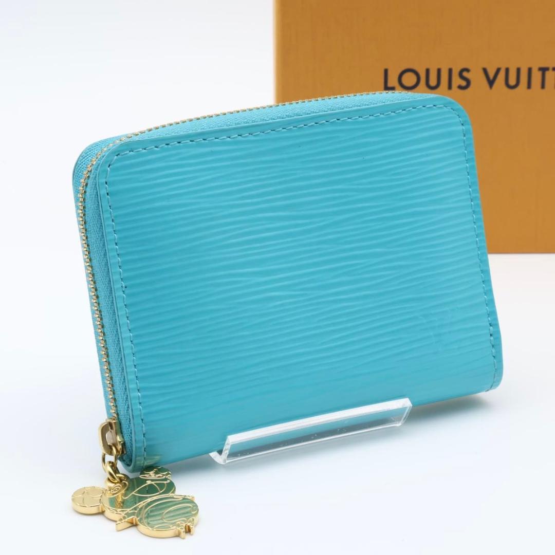 Louis Vuitton Super x Takashi Murakami Zippy Coin Purse Blue
