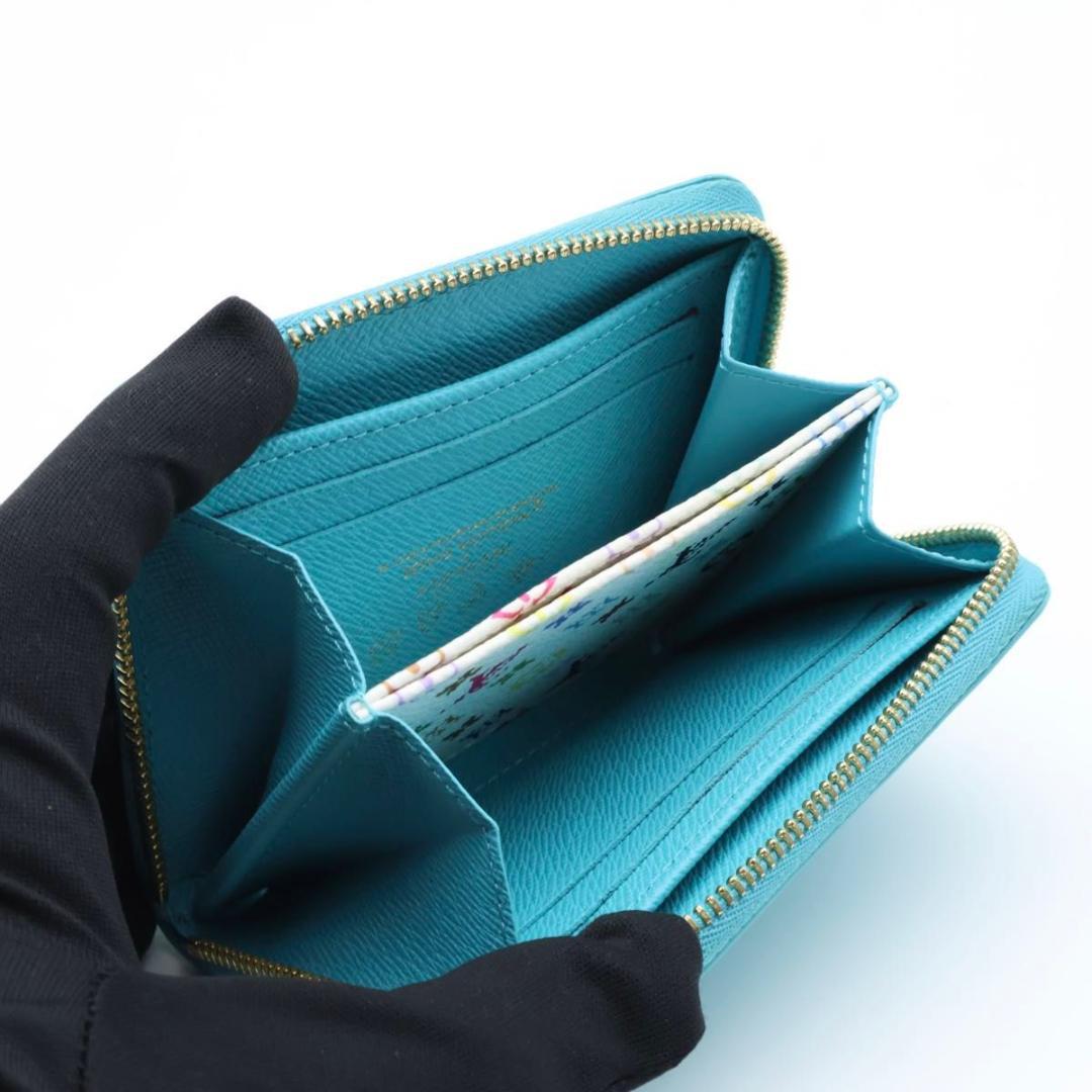 Louis Vuitton Super x Takashi Murakami Zippy Coin Purse Blue — view 2