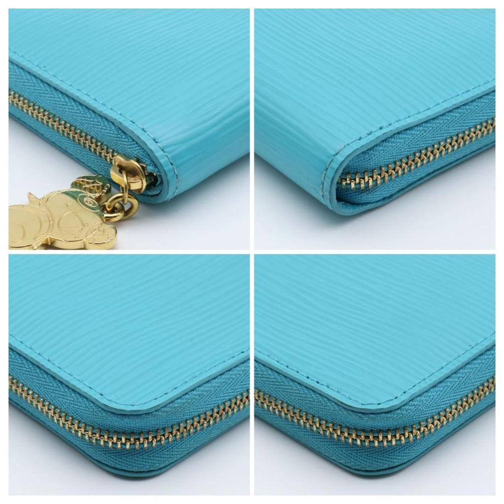 Louis Vuitton Super x Takashi Murakami Zippy Coin Purse Blue — view 8