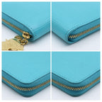 Louis Vuitton Super x Takashi Murakami Zippy Coin Purse Blue — view 8