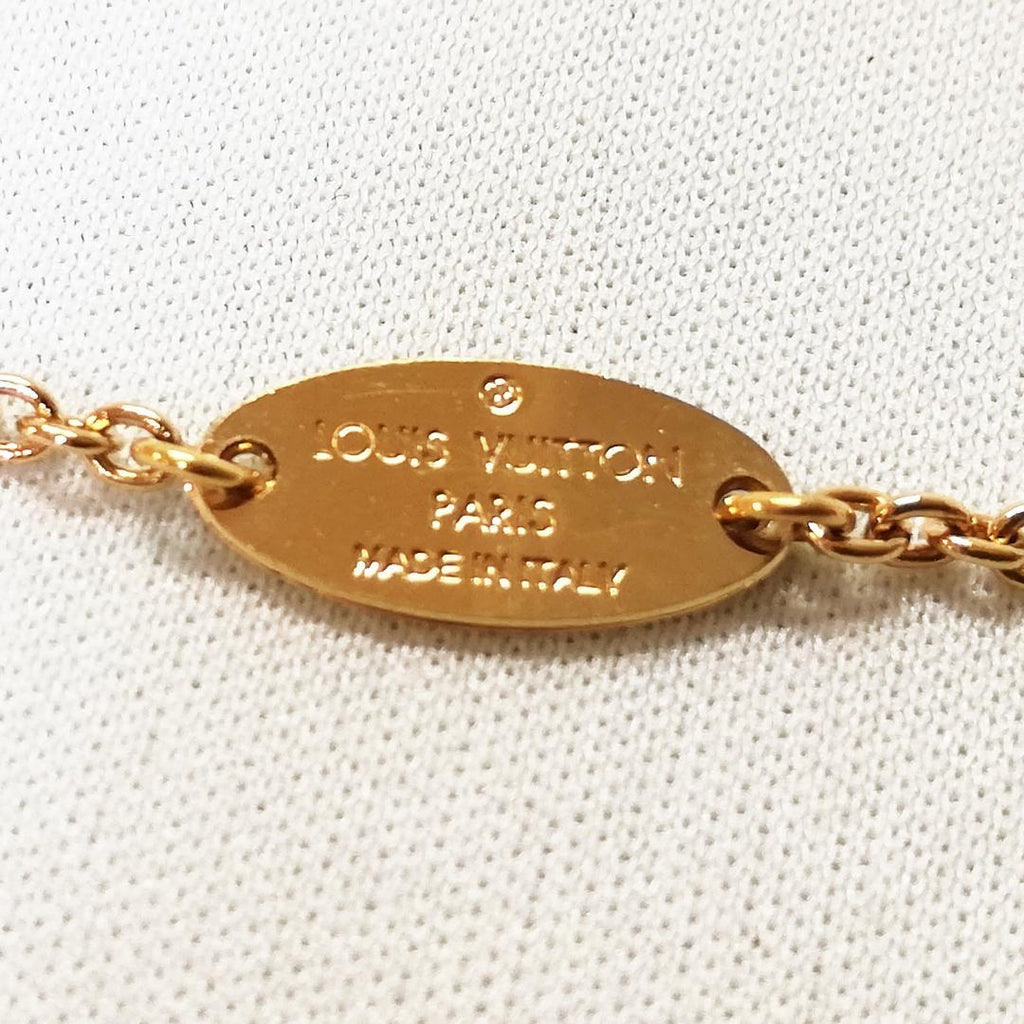 Louis Vuitton Necklace Essential Gold Simple — view 5