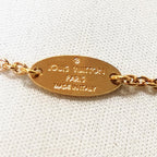 Louis Vuitton Necklace Essential Gold Simple — view 5
