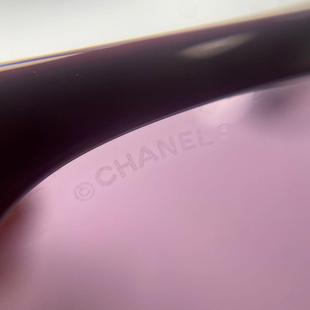Chanel Faux Pearl CC Logo Sunglasses 56 — view 8