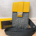 Fendi Zucca Shoulder Bag Smartphone Pouch