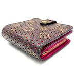 Louis Vuitton Monogram Perfo Compact Zip Fuchsia Pink Wallet — view 6