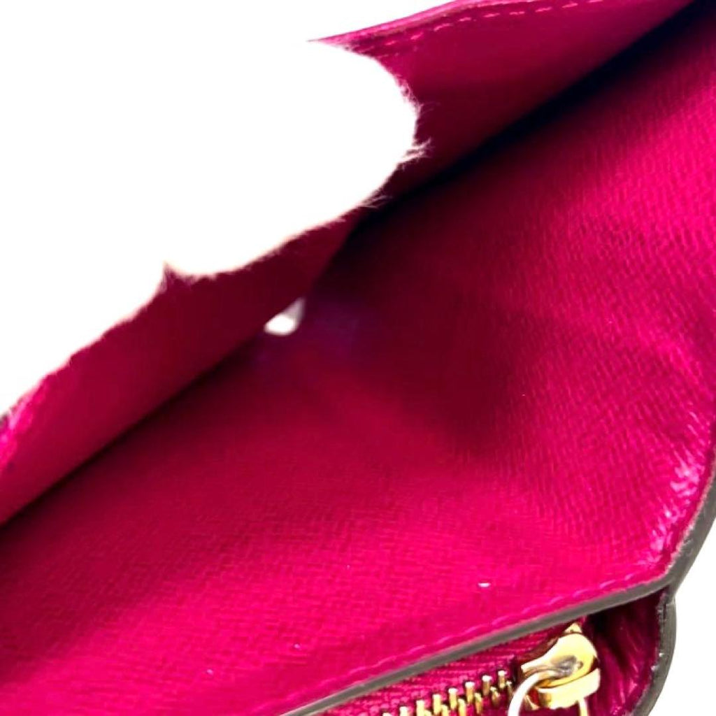 Louis Vuitton Monogram Perfo Compact Zip Fuchsia Pink Wallet — view 9