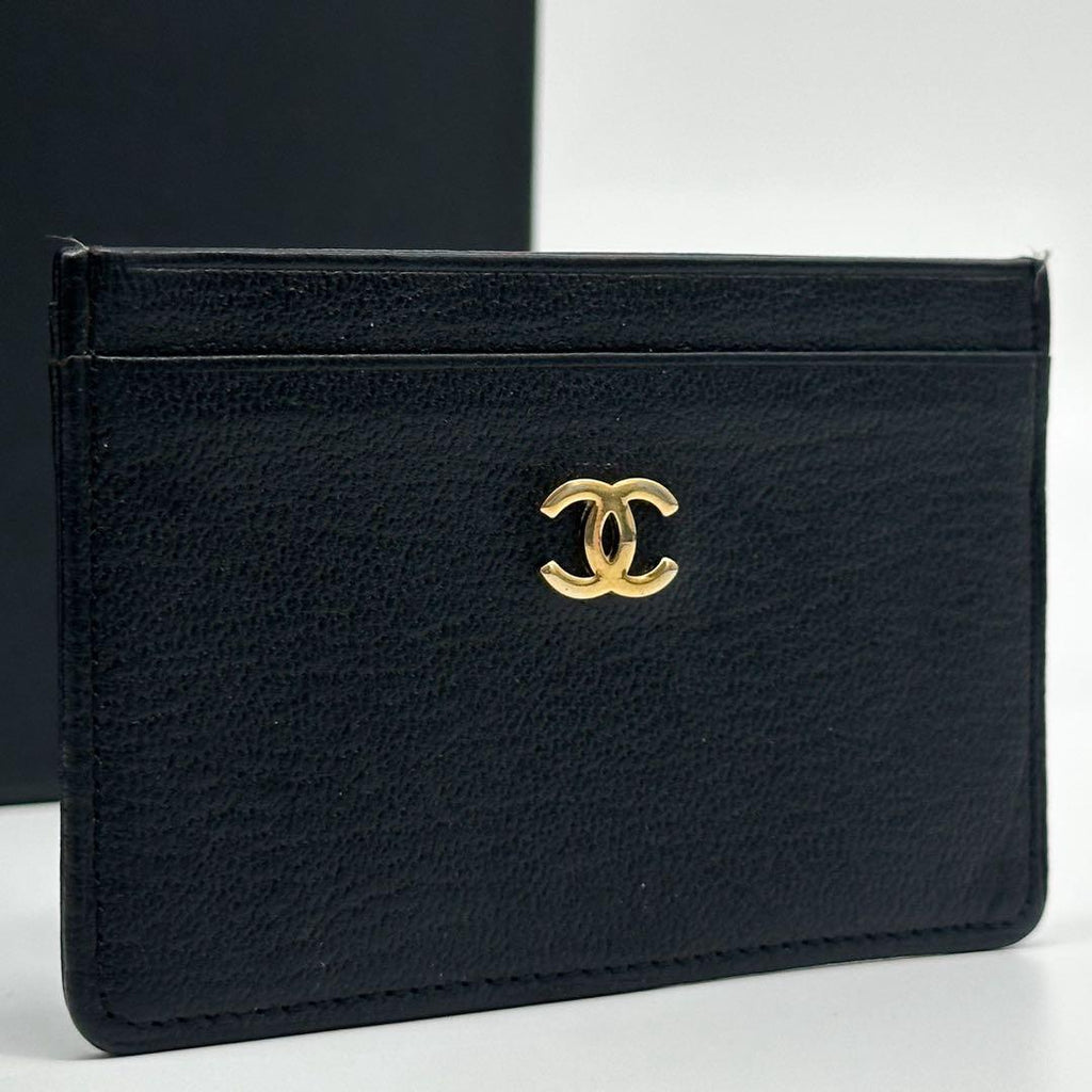 Chanel Slightly Card Case Lambskin Leather Slim Compact