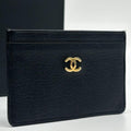 Chanel Slightly Card Case Lambskin Leather Slim Compact