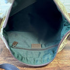 Gucci GG Canvas Nylon Shoulder Bag Brown Large — view 7