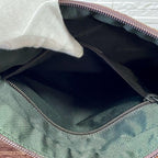 Gucci GG Canvas Nylon Shoulder Bag Brown Large — view 8
