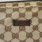 Gucci GG Canvas Nylon Shoulder Bag Brown Large — view 9