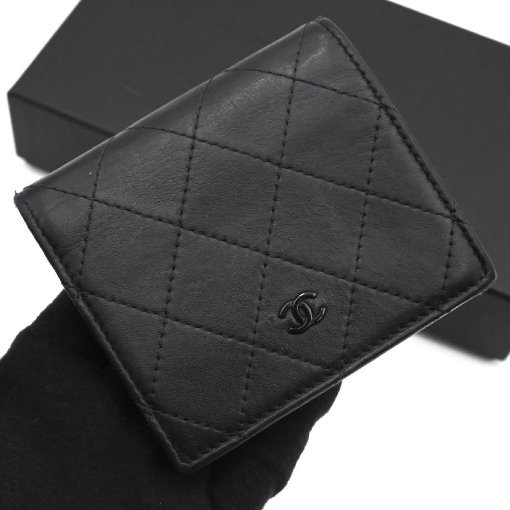 Chanel Bifold Wallet CC Logo Quilted Small