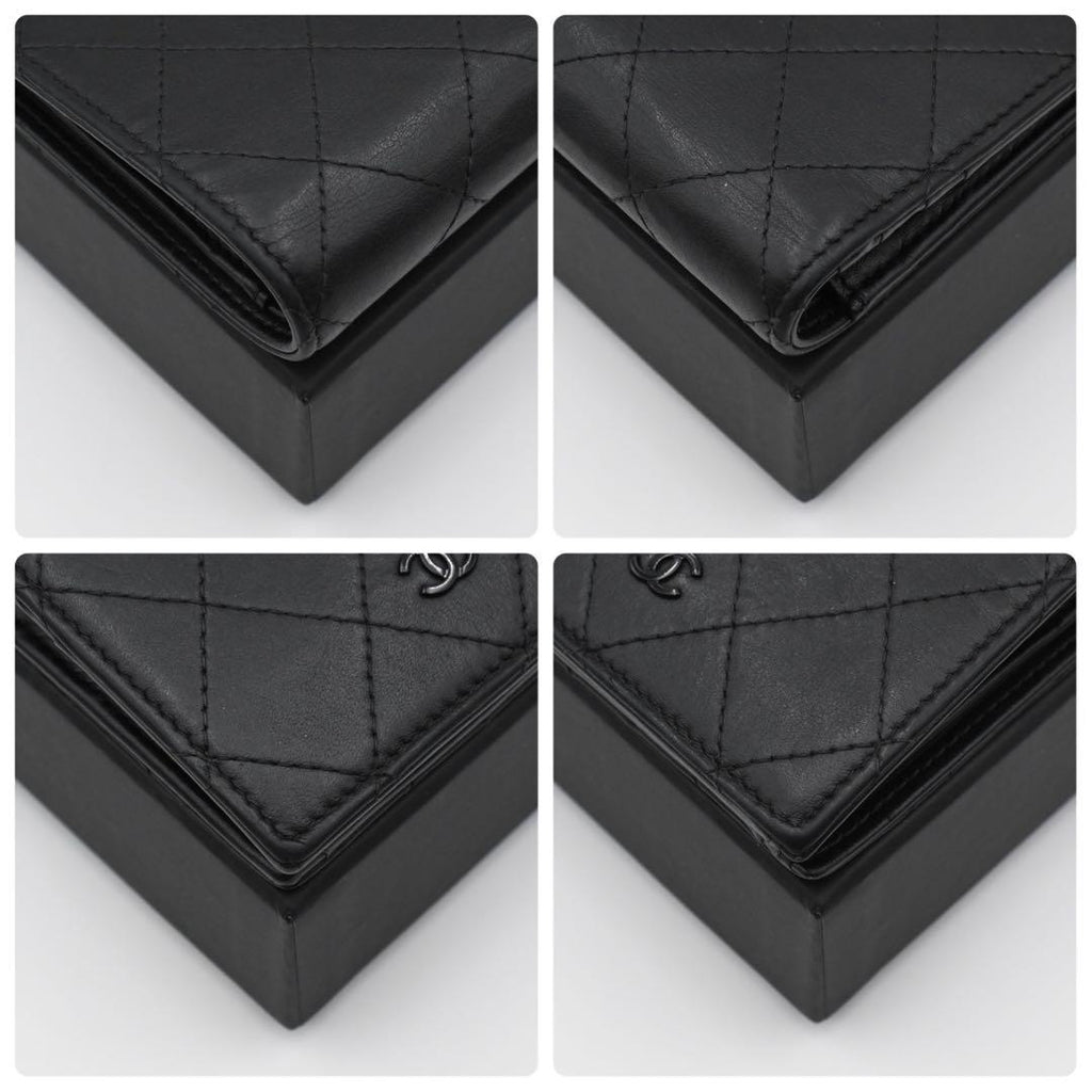 Chanel Bifold Wallet CC Logo Quilted Small — view 7