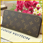 Louis Vuitton Monogram Portefeuille Clemence Zippy Wallet
