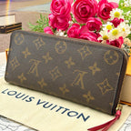 Louis Vuitton Monogram Portefeuille Clemence Zippy Wallet — view 2
