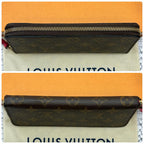 Louis Vuitton Monogram Portefeuille Clemence Zippy Wallet — view 3