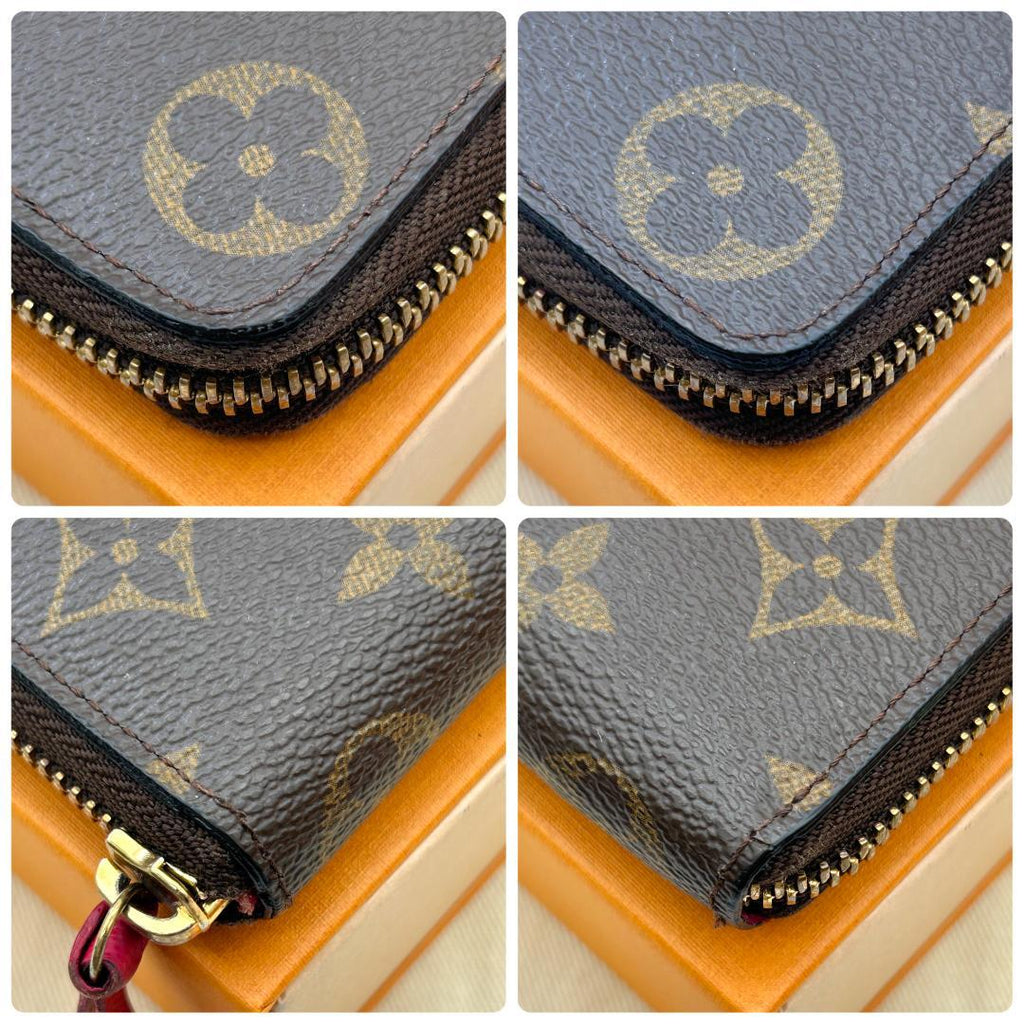 Louis Vuitton Monogram Portefeuille Clemence Zippy Wallet — view 5