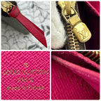 Louis Vuitton Monogram Portefeuille Clemence Zippy Wallet — view 8