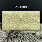 Chanel Wallet Camellia Embossed Flap SG — view 2