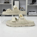 Dior Act Lambskin Velcro Strap Sandals — view 3