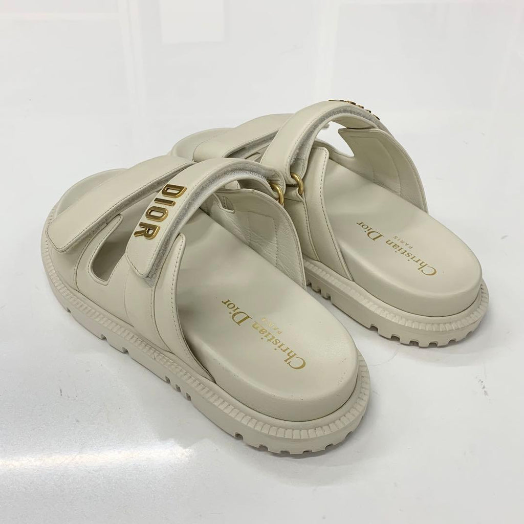 Dior Act Lambskin Velcro Strap Sandals — view 4
