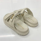Dior Act Lambskin Velcro Strap Sandals — view 4