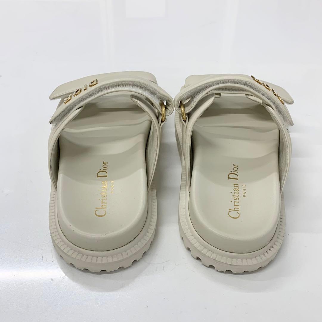Dior Act Lambskin Velcro Strap Sandals — view 5