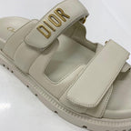 Dior Act Lambskin Velcro Strap Sandals — view 9