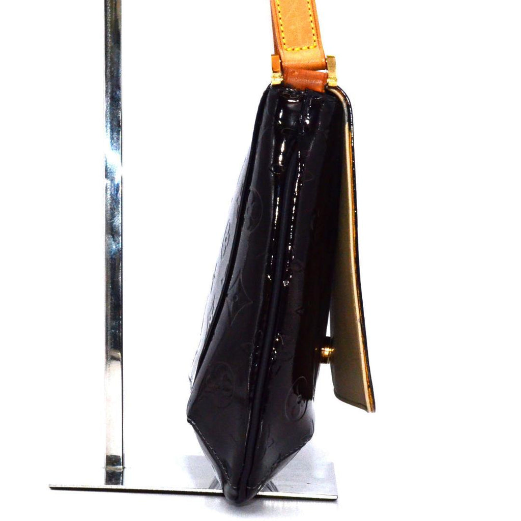 Louis Vuitton Shoulder Back Vernis Thompson Black Flat — view 3