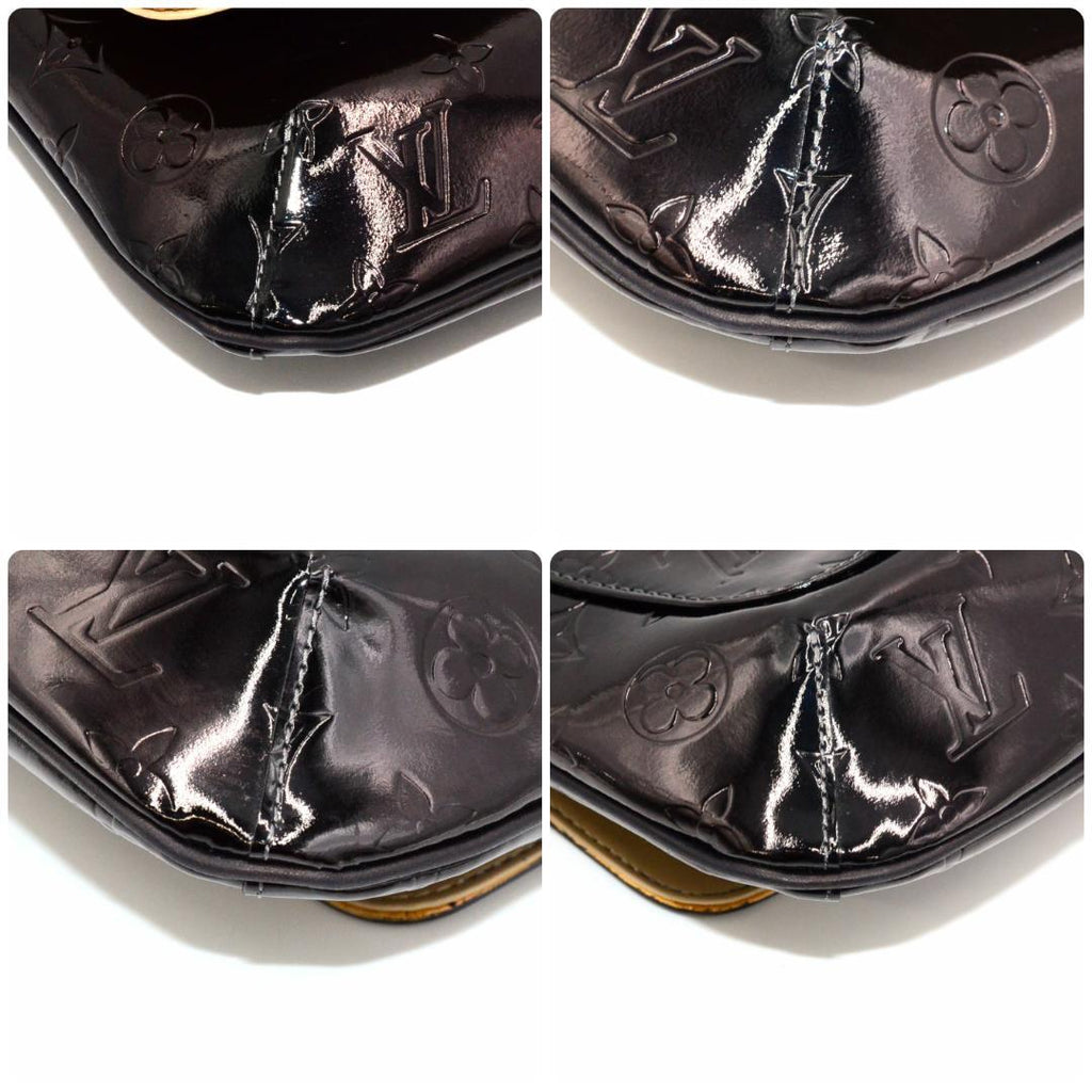 Louis Vuitton Shoulder Back Vernis Thompson Black Flat — view 6