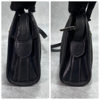 Gucci GG Sherry Line Shoulder Bag Black Leather — view 7
