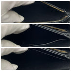 Celine Leather Teen Triomphe Shoulder Bag Black — view 8