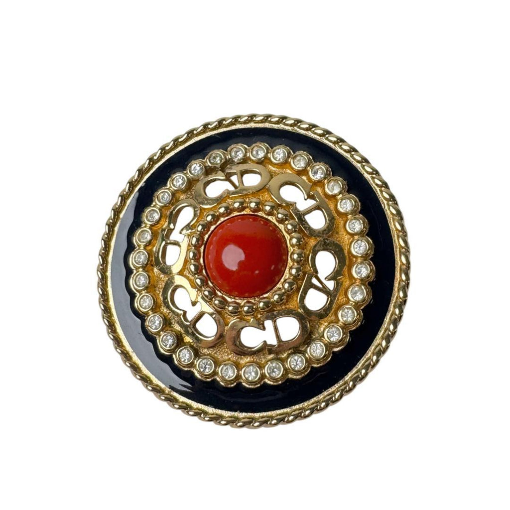Dior Vintage Brooch Rhinestone