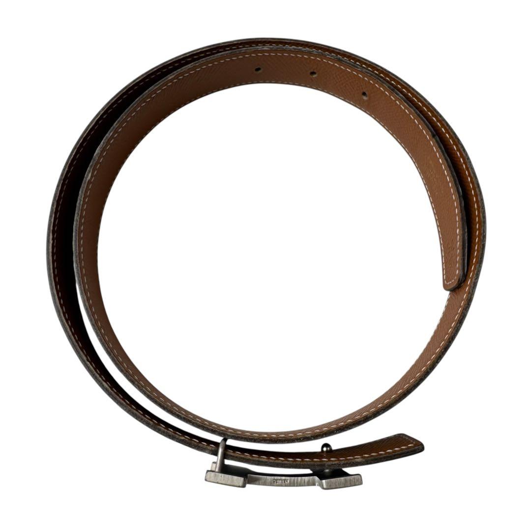 Hermes Constance H Belt 75 Black Brown Buckle — view 6