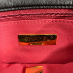 Chanel 19 CC Logo Ta on Rock Chain on Shoulder Bag — view 9