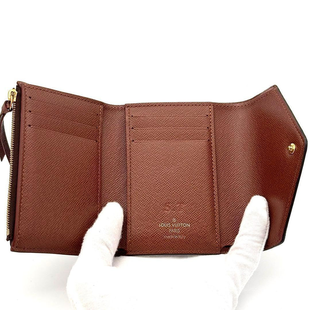 Louis Vuitton Wallet Monogram Portefeuille Victorine Brown — view 4