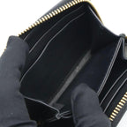 Prada Zip Coin Purse Metal Logo Vitello Move Black — view 4