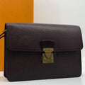 Louis Vuitton Pochette Clado Taiga Acajou Second Bag