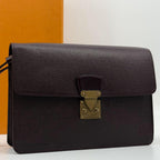 Louis Vuitton Pochette Clado Taiga Acajou Second Bag
