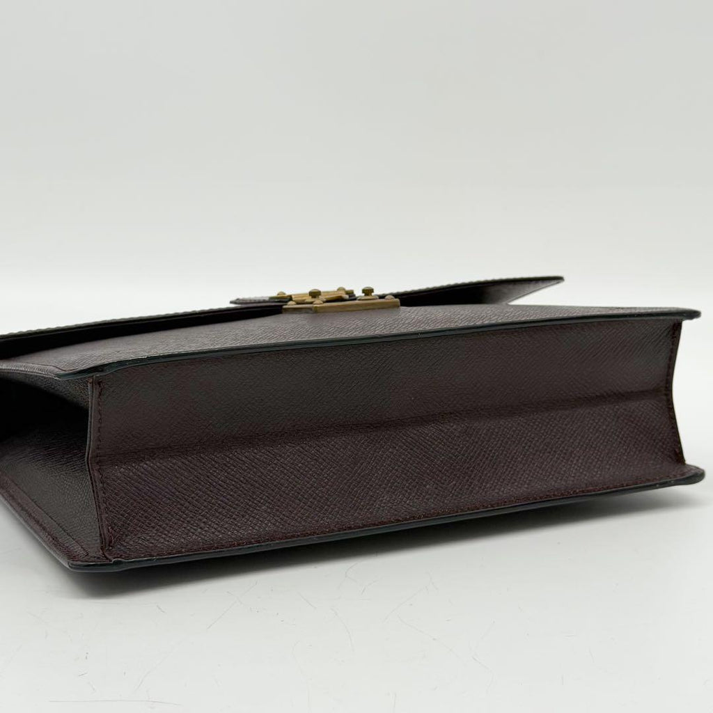 Louis Vuitton Pochette Clado Taiga Acajou Second Bag — view 6