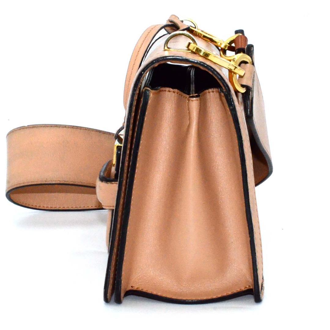 Loewe Barcelona Leather Shoulder Bag — view 3