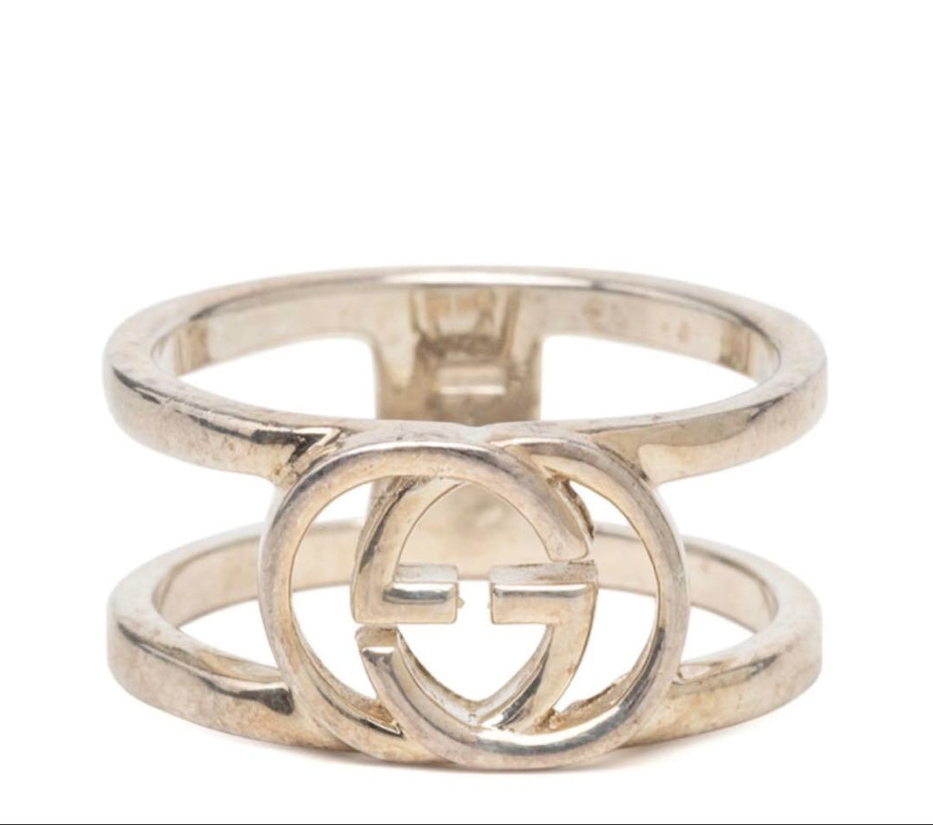 Gucci Interlocking Ring Silver — view 2