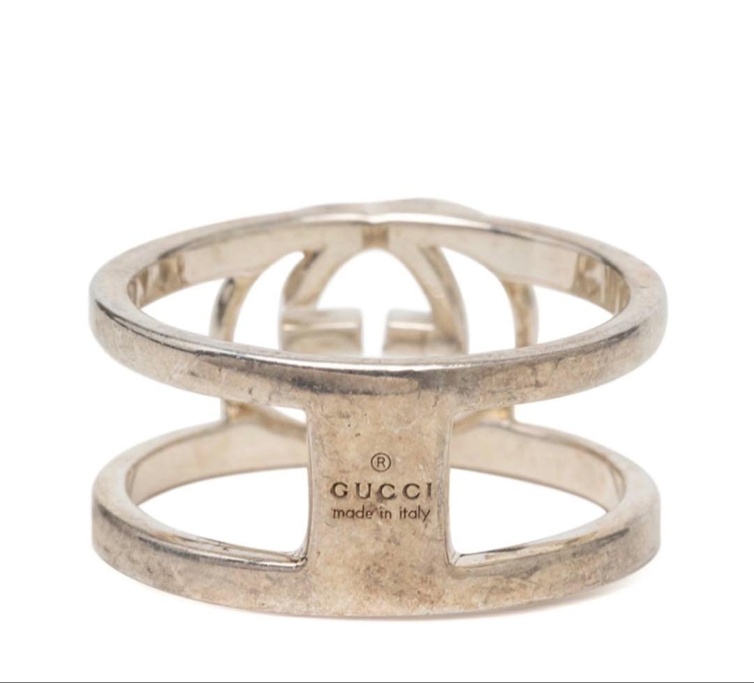 Gucci Interlocking Ring Silver — view 4