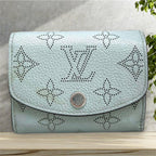 Louis Vuitton Mahina Vert Lagune Portefeuille Iris XS Wallet