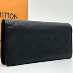 Louis Vuitton Portefeuille Brazza Damier Infini Bifold Leather Wallet