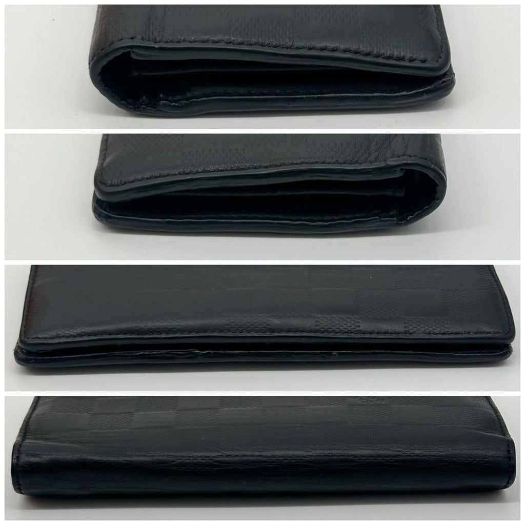 Louis Vuitton Portefeuille Brazza Damier Infini Bifold Leather Wallet — view 6