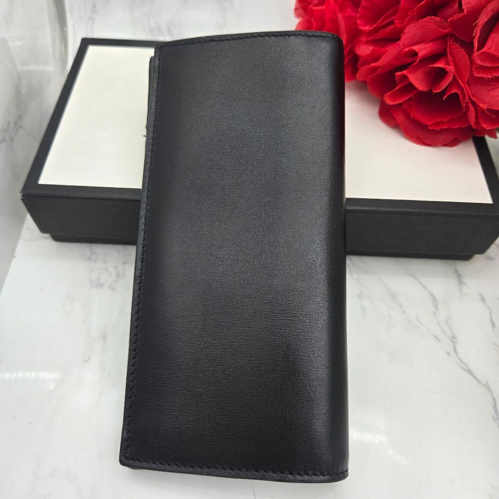 Gucci Wallet GG Marmont Silver Black — view 2